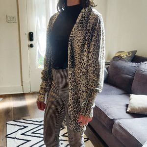 Roberto Cavalli - Animal Print Long Cardigan Silk - Size S